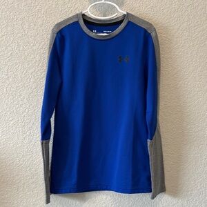 Under Armour Blue and Gray Long Sleeve Shirt